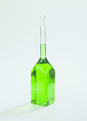 Square Volumetric Flask, Class A
