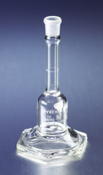 Corning® Pyrex® Certified/Serialized Micro Volumetric Flasks with ST Stopper, Class A