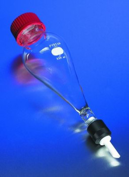 Pyrex® Separatory Funnels with PTFE Valve and Threaded Screw Cap