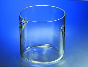 Pyrex® Cylindrical Jars with Recessed Handles