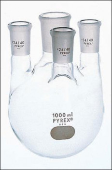 Corning® Pyrex® Distilling Flasks with Four Vertical Necks