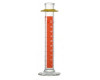 Kimax&#174; Cylinder with Red Stripe and Single Metric Scale