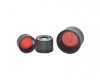 DWK Life Sciences (Kimble) Polypropylene Screw Thread Caps with Red PTFE-Faced Silicone Septa