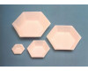 Hexagonal Polystyrene Weighing Dishes