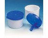 Stool Collection Container with Attached Spoon