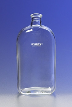 Corning® Pyrex® Roux Culture Bottles with Tooled Neck