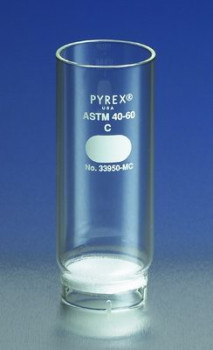 Pyrex® Extraction Thimbles with Fritted Disc
