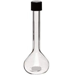Corning® Pyrex® Volumetric Flasks with Screw Cap, Class A