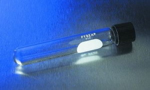 Corning® Pyrex® Screw Cap Culture Tubes with PTFE Lined Phenolic Caps