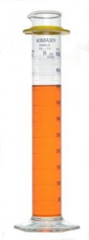 Kimax® Class B Cylinder with Single Blue Metric Scale