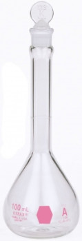 Kimble® Kimax® Pink Colorware Class A Volumetric Flasks