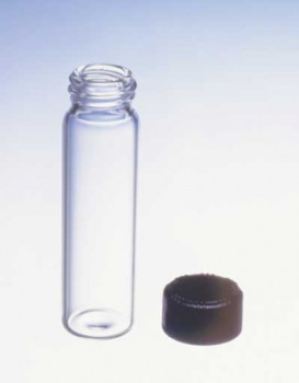 DWK Life Sciences (Kimble) Clear Sample Vials with Phenolic Caps and Polyvinyl-Faced Liners