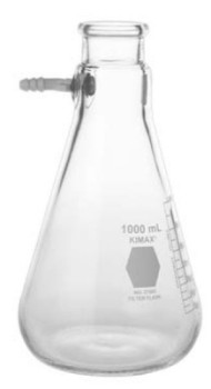 Kimax® Filtering Flasks with Detachable Plastic Sidearm