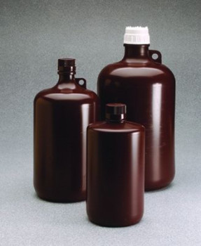 Nalgene™ Large Amber Polypropylene Narrow Mouth Bottles