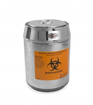 Biohazard Disposal Can with Motion Sensor Lid