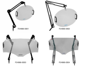 Plexiglas® Adjustable Splash Shields