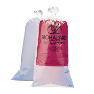 Biohazard Disposal Bags Without Warning Label