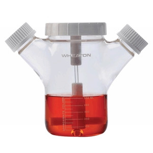 DWK Life Sciences (Wheaton) Double Sidearm Celstir® Spinner Flasks