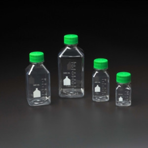 Celltreat® PET Square Media Bottles