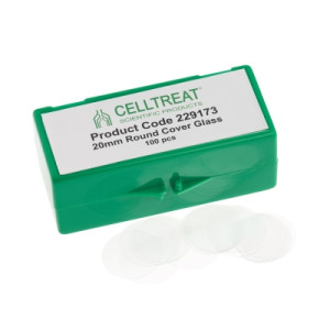 Celltreat® Round Cover Glass