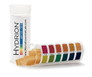 Hydrion 1 to 12 Paper Strips