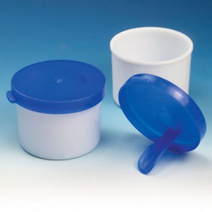 Stool Collection Container with Attached Spoon