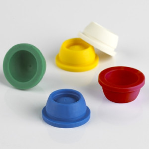 Globe Scientific Pierceable Santoprene Stoppers