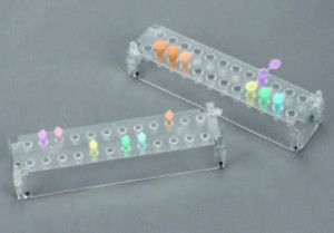 24-Place Stacking or Connecting Microtube Racks