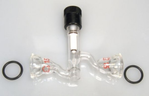 180° Vacuum Connector with HI-VAC® Valves