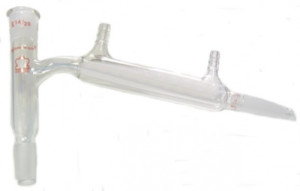 Distillation Head with Condenser and Medium Length Standard Taper Joints