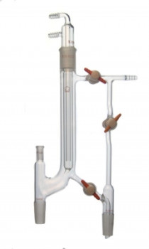 Variable Reflux Distillation Head with PTFE Plugs (Small)