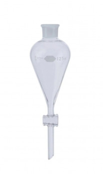Kontes® Squibb Separatory Funnels with ST 24/40 Joints and PTFE Plug