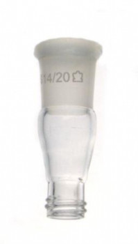 Threaded Microscale Connecting Adapters with Standard Taper Outer Joint