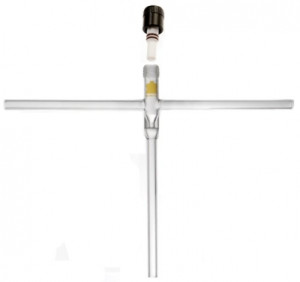 HI-VAC® T-Type Valve with PTFE Plug and No Tip O-Ring