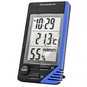 Traceable® Thermometer / Clock / Humidity Monitor, a Krackeler Value Brand