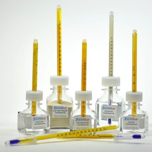 Accu-Safe® Enclosed Chamber Verification Bottle Thermometers