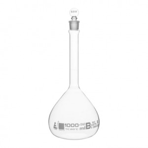 Eisco Volumetric Flasks with Glass Stopper, Class A