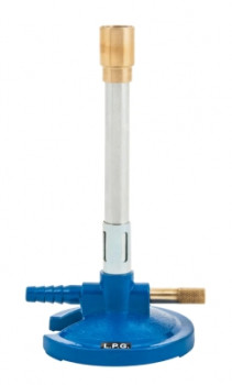 Eisco Premium Bunsen Burner with Flame Stabilizer and Gas Adjustment, Liquid Propane, a Krackeler Value Brand