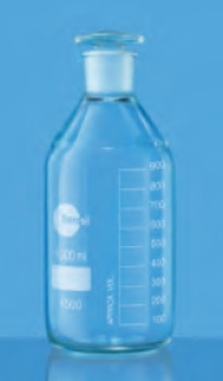 Borosil® Clear Reagent Bottles with Stoppers