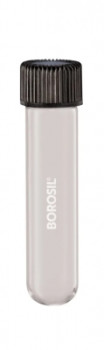 Borosil® Round Bottom Culture Tubes, PP Screw Cap with PTFE Liner