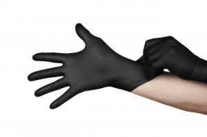 HandPRO® Sable600™ Black Nitrile Gloves