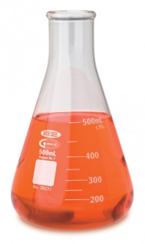 Vee Gee® Low Form Erlenmeyer Flasks with Heavy Duty Rim