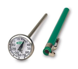 Dial Thermometers, 1" Diameter
