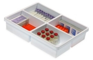 4 Compartment Cart Drawer Organizer